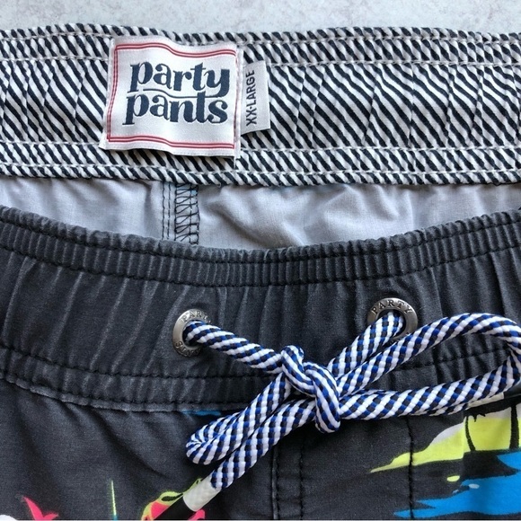 Party Pants Mens XXL Dinosaur Print 5 Inch Shorts - Picture 14 of 16